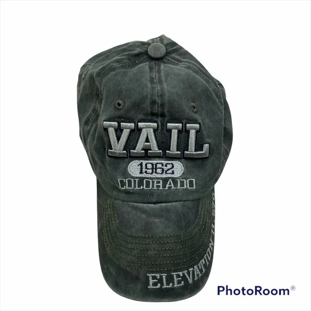NWOT Unisex Vail Washes‎ Cotton Baseball Cap
